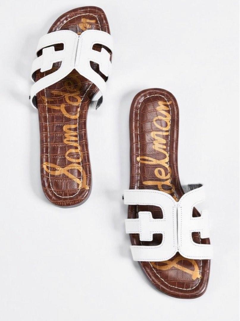 Sam edelman bay slide sandal white shop