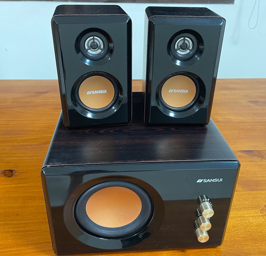 SANSUI Bluetooth Speaker with Subwoofer, Audio, Soundbars, Speakers ...