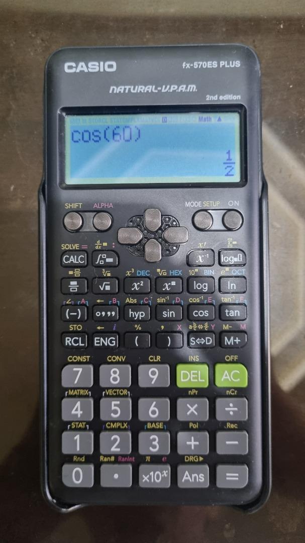 SECOND HAND SCIENTIFIC CALCULATOR (Casio fx570ES PLUS 2nd edition
