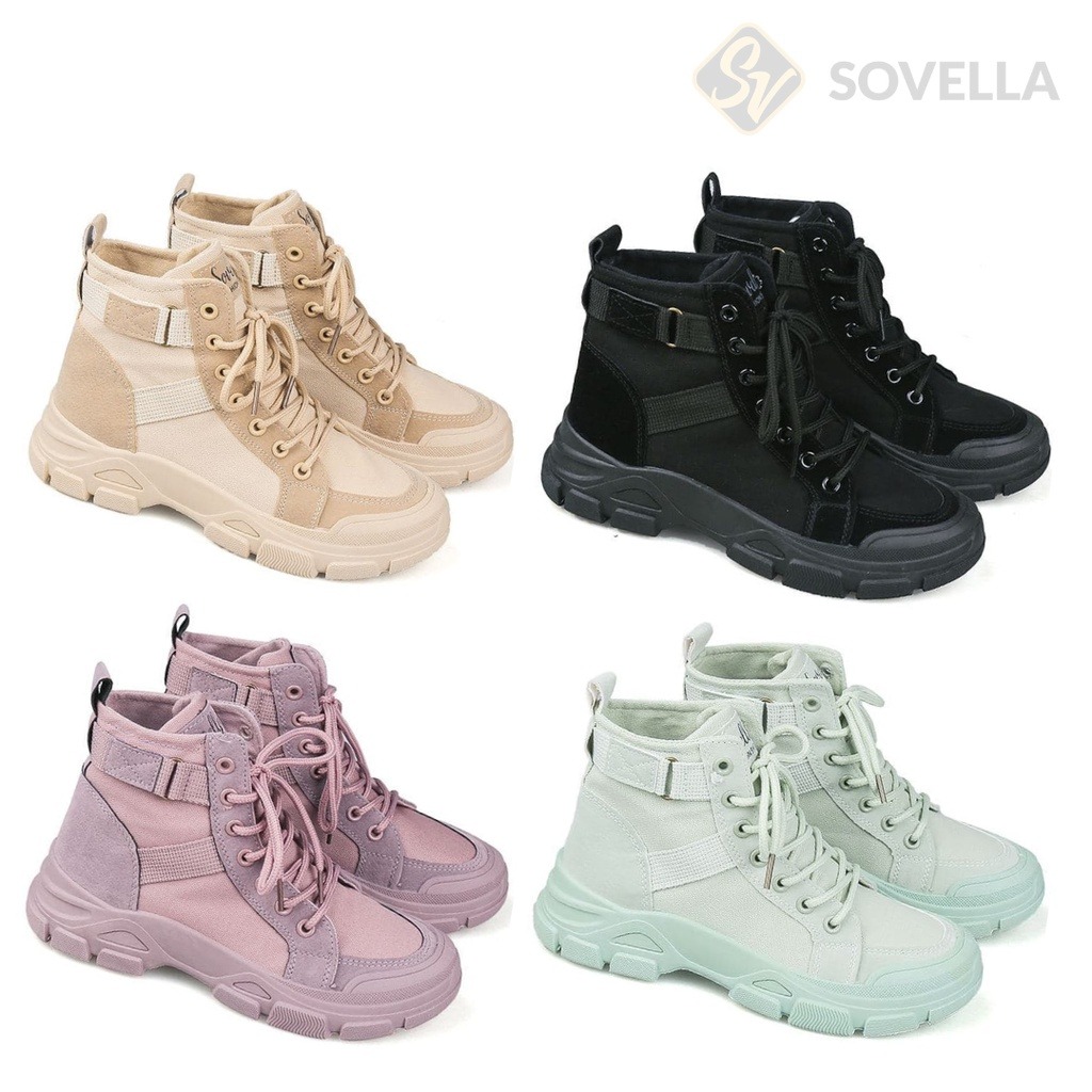 Sepatu Sneakers Boots Wanita Fesyen Wanita Sepatu di Carousell