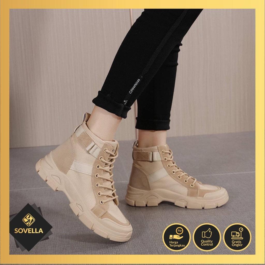 Sepatu Sneakers Boots Wanita