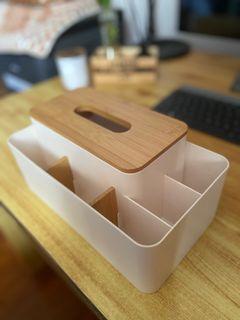 Tissue paper n Remotes Control organizer.