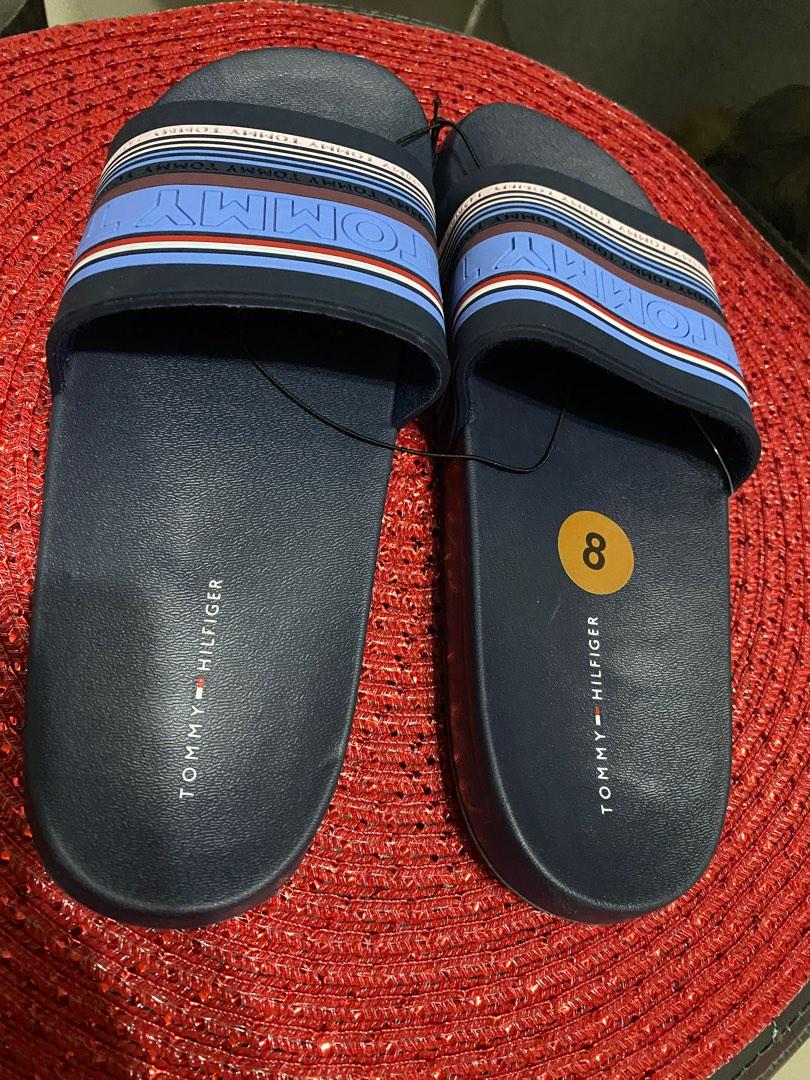 Tommy hilfiger mens slides size 8, Men's Fashion, Footwear, Slippers