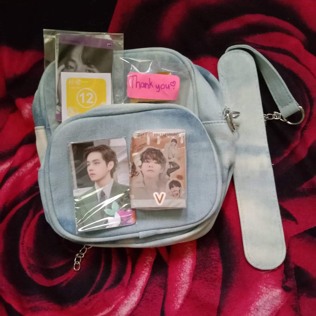 BTS Artist Merch V Official Mute Bag Full Inclusion US 