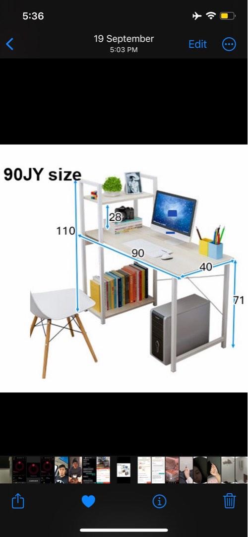 USED STUDY TABLE, Furniture & Home Living, Furniture, Tables & Sets on Carousell