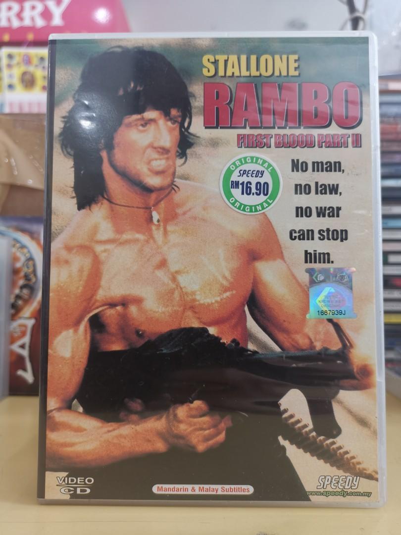 VCD RAMBO FIRST BLOOD PART Hobbies Toys Music Media CDs