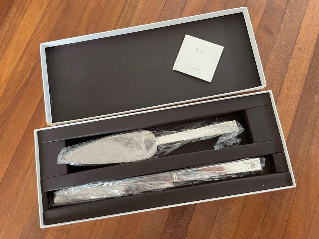 Vera Wang & Wedgwood cake knife set, Furniture & Home Living