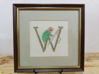 Vintage Framed Cross Stitch 💕 VGC