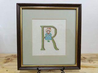 Vintage Framed Cross Stitch 💕VGC