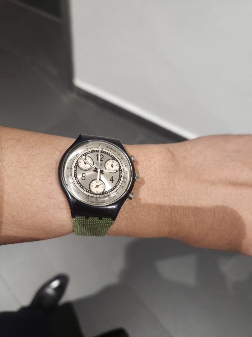 Vintage Swatch Chronograph Men s Fashion Watches Accessories