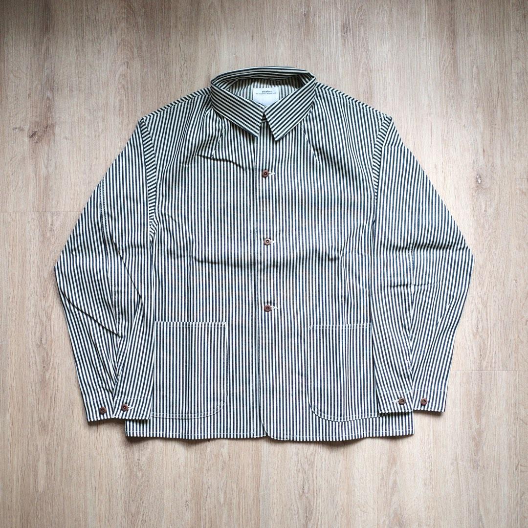 visvim SS COVERALL HICKORY UNWASHED, 男裝, 外套及戶外衣服- Carousell