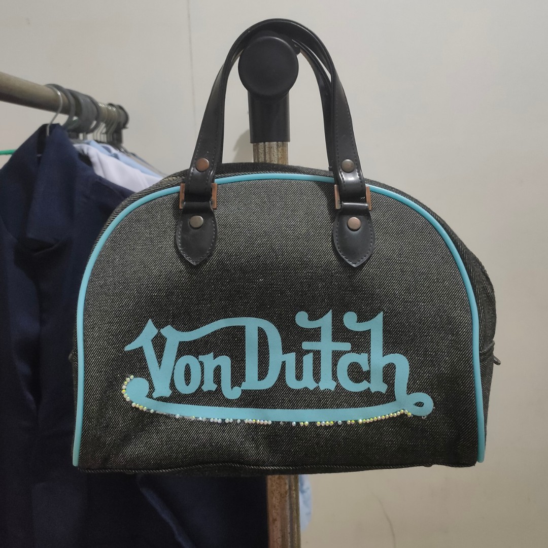von dutch bowler handbag y2k, Women's Fashion, Bags & Wallets, Shoulder ...