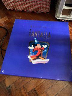 Walt Disney Masterpiece FANTASIA Deluxe Edition LASER DISC Box Set w/ LITHOGRAPH