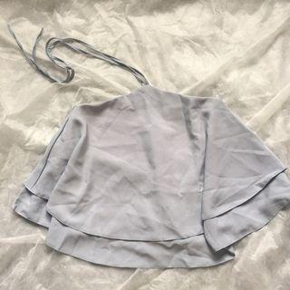 Wear Sundays Dusty Blue Halter top