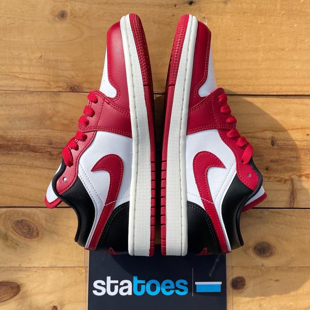 Wmns Air Jordan 1 Low âReverse Black Toeâ, Women's Fashion, Footwear, Sneakers on Carousell