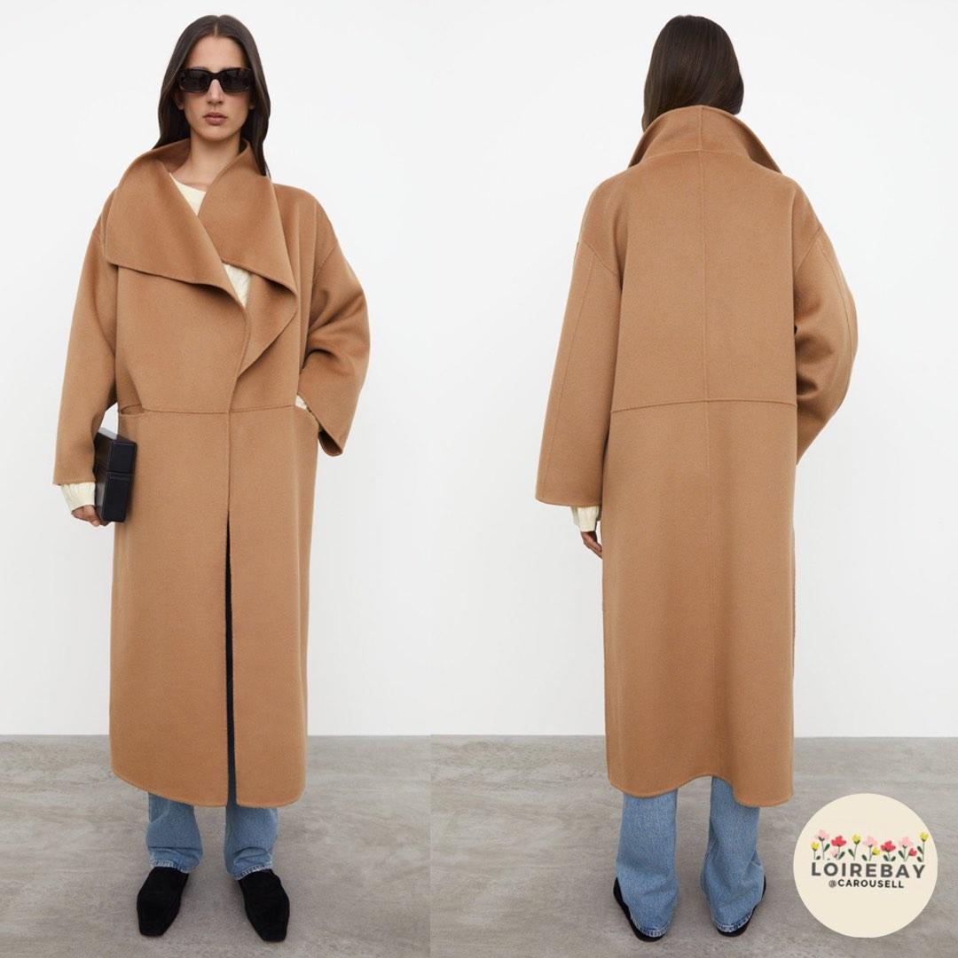 Toteme annecy coat camel top