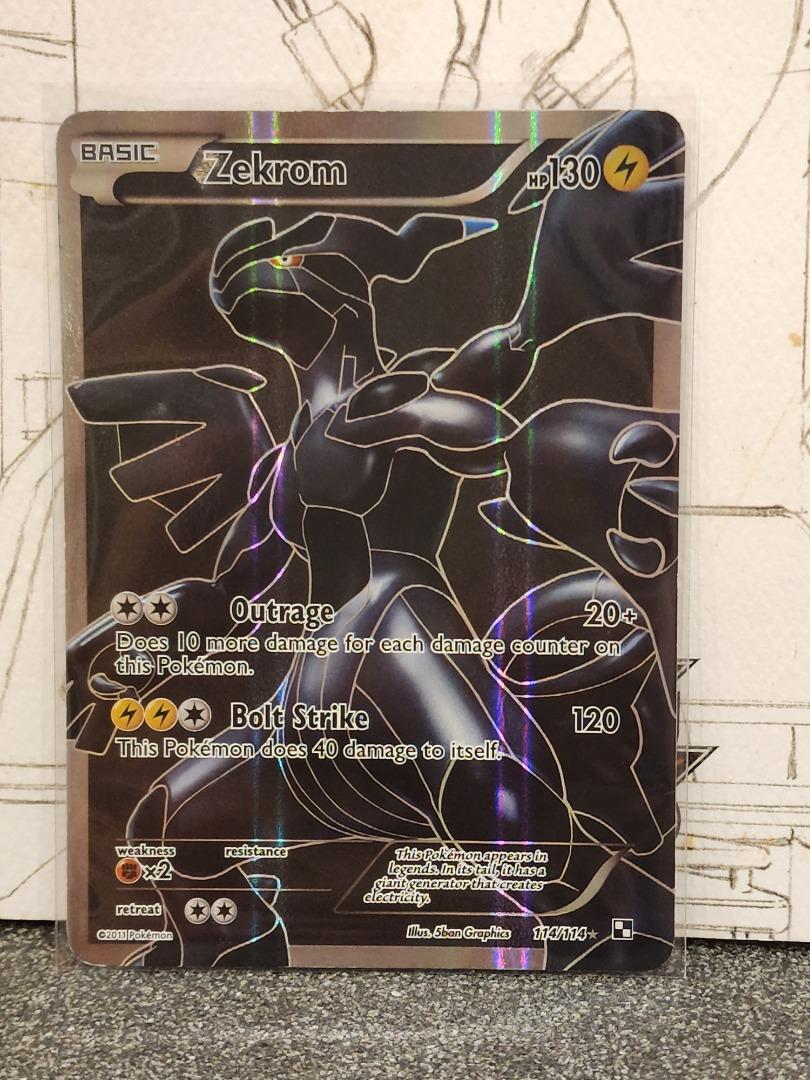 Zekrom Black & White both english and japanese vintage pokemon cards