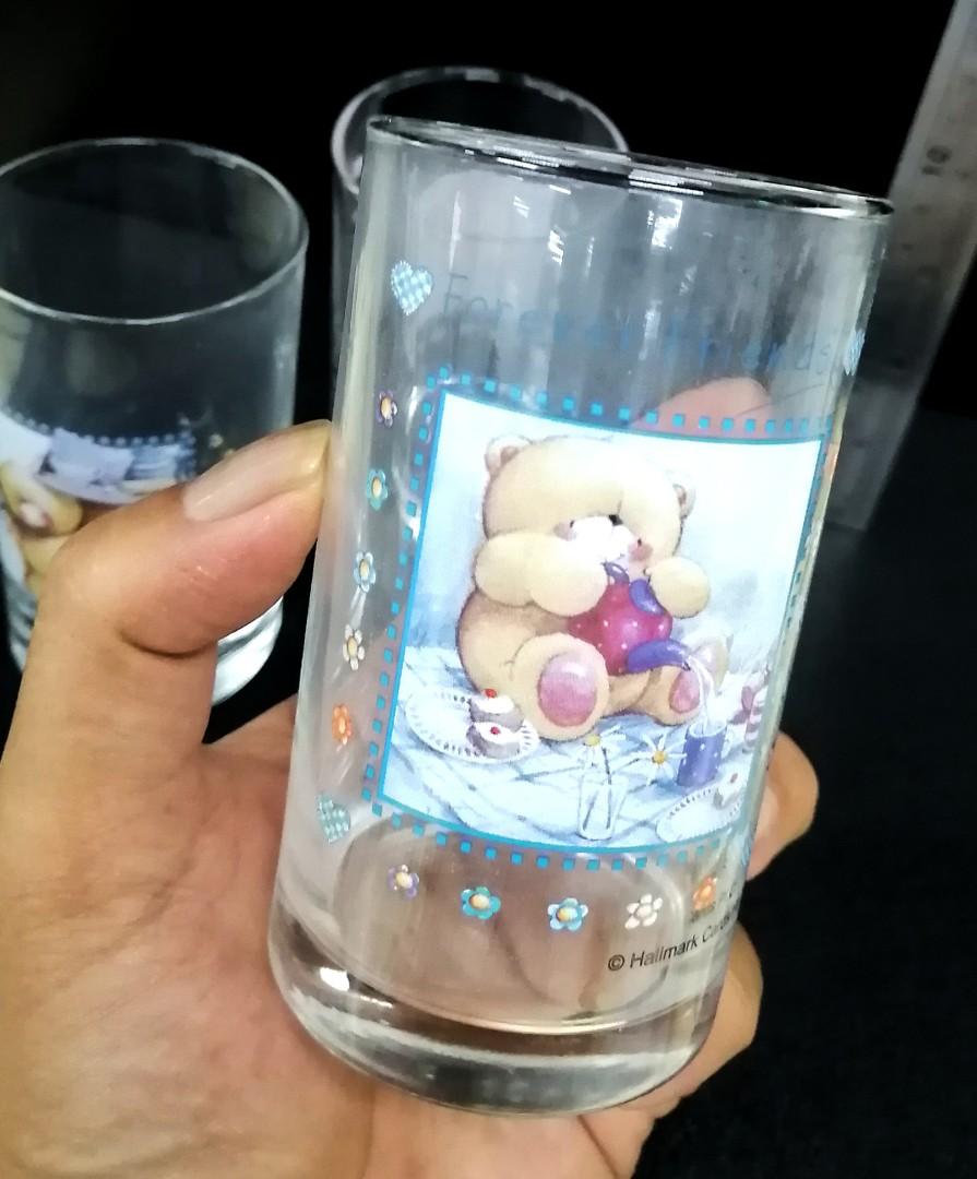 6 For 4 Set of 4 x Vintage 1990s Forever Friends Drinking
