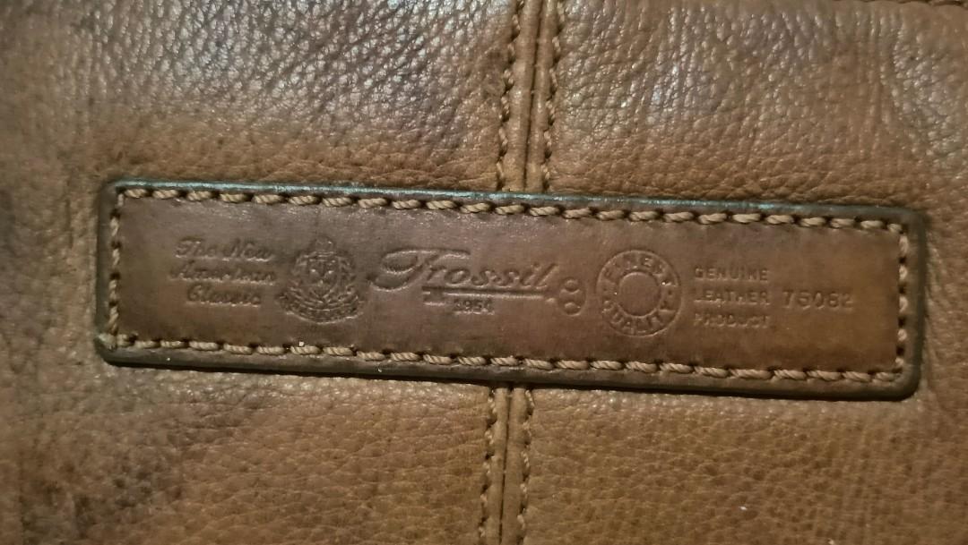 Vintage Fossil 75082 Brown Leather Cross-Body Strap Purse Shoulder Han -  Shop Thrift KC