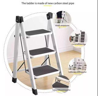 3 Steps Portable Telescopic Folding Ladder Aluminum Ladder Household Non Slip Ladder