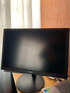 3mos. Old Defective Nvision PC Monitor (complete including hdmi, power adapter, box & styro)