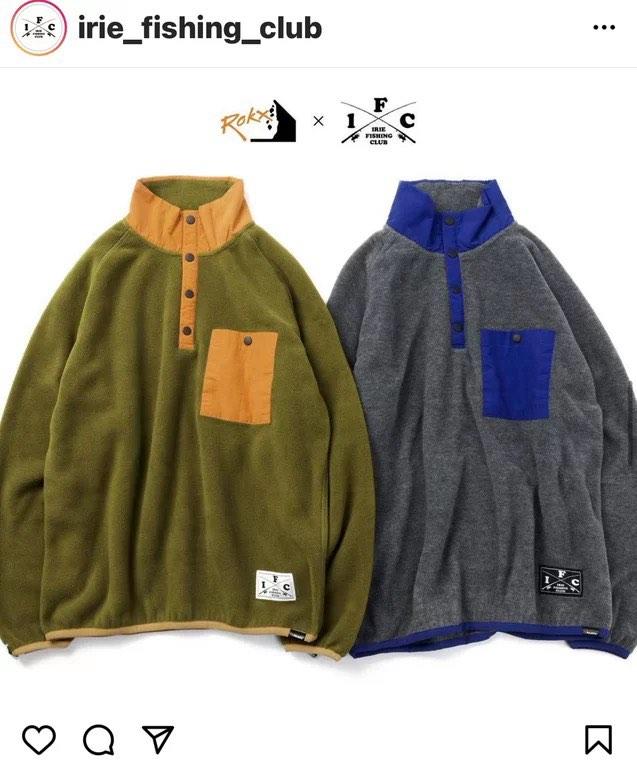 IRIE fishing Club × rokx フリース（IRIE FISHING CLUBの通販