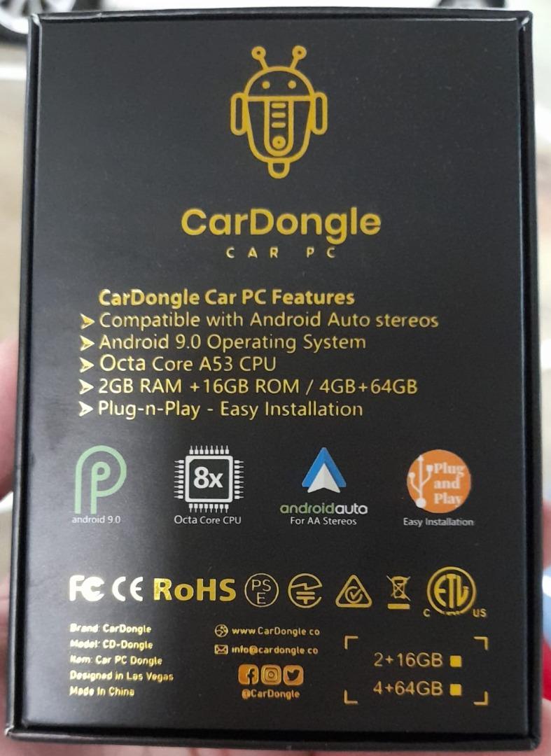 In stock, last item] CarDongle: USB Car PC Computer Dongle for
