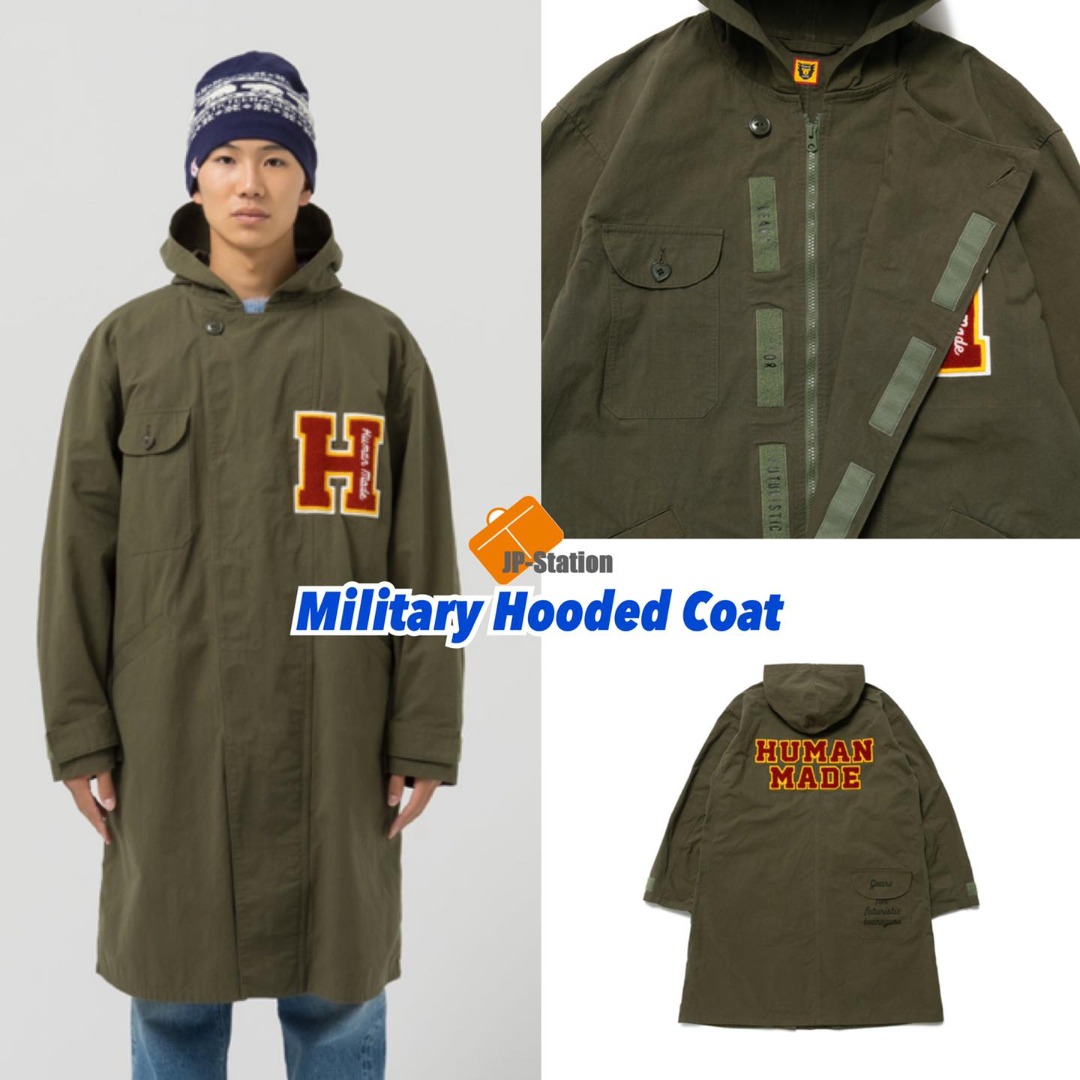 日本代購HUMAN MADE 🇯🇵 新作MILITARY HOODED COAT, 預購- Carousell