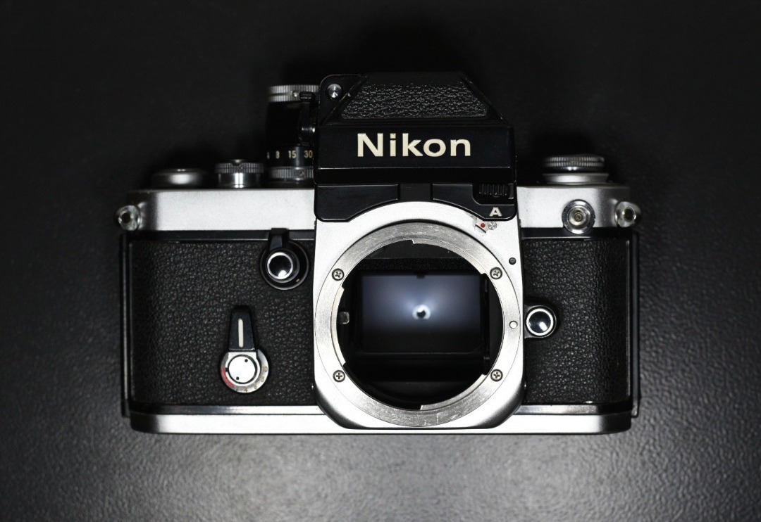 經典古物】外觀美品NIKON F2 Photomic A 配DP-11測光頭銀單反經典機皇