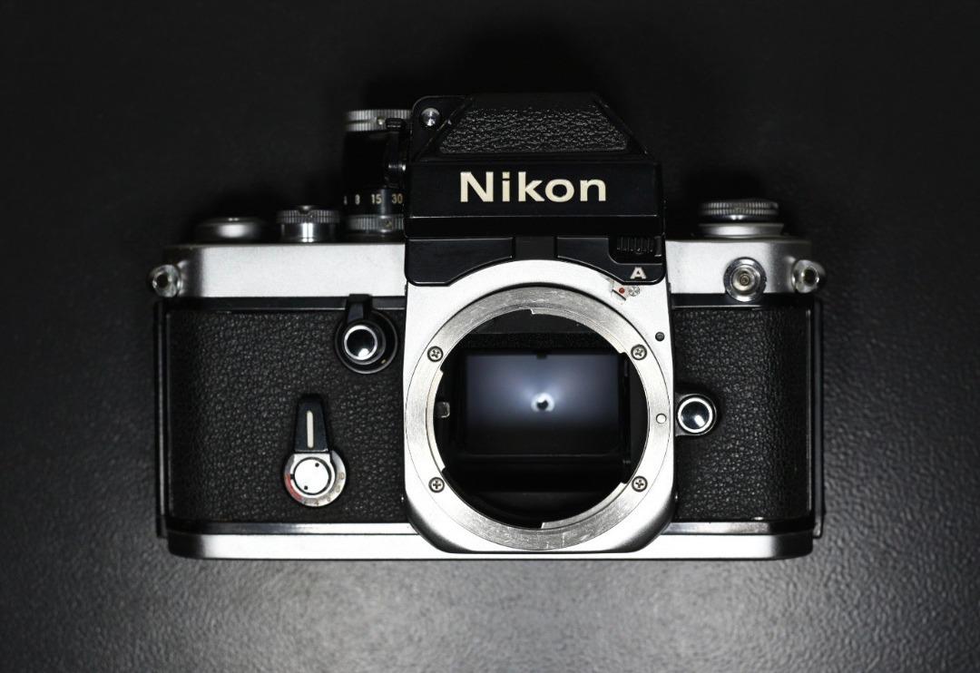 經典古物】外觀美品NIKON F2 Photomic A 配DP-11測光頭銀單反經典機皇