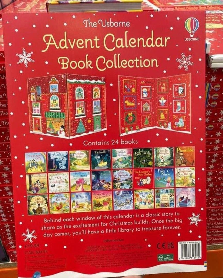 現貨???? The Usborne - Christmas Advent Calendar Book Collection 倒數小繪本收藏降臨曆,  興趣及遊戲, 書本 文具, 小朋友書- Carousell