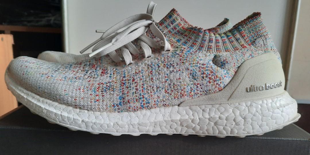 Ultra boost new arrivals uncaged multicolor white