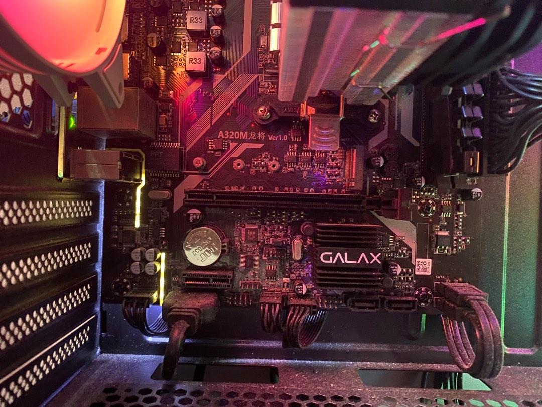 AMD Ryzen 3 3200G Radeon Vega Graphics 3.60 GHz Ram 8 GB HDisk 1TB Monitor Acer 27inch Full Set