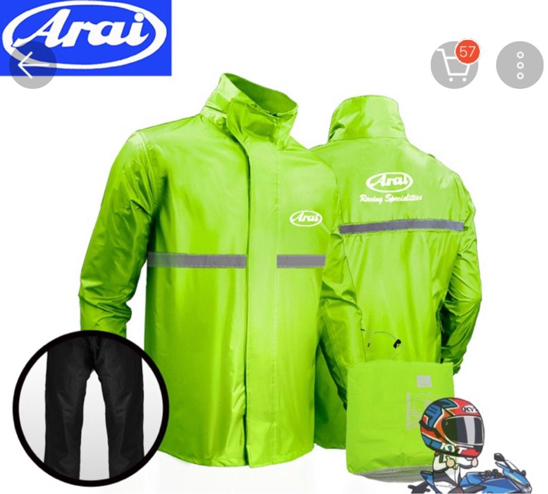 Arai raincoat - size XL., Motorcycles, Motorcycle Apparel on Carousell