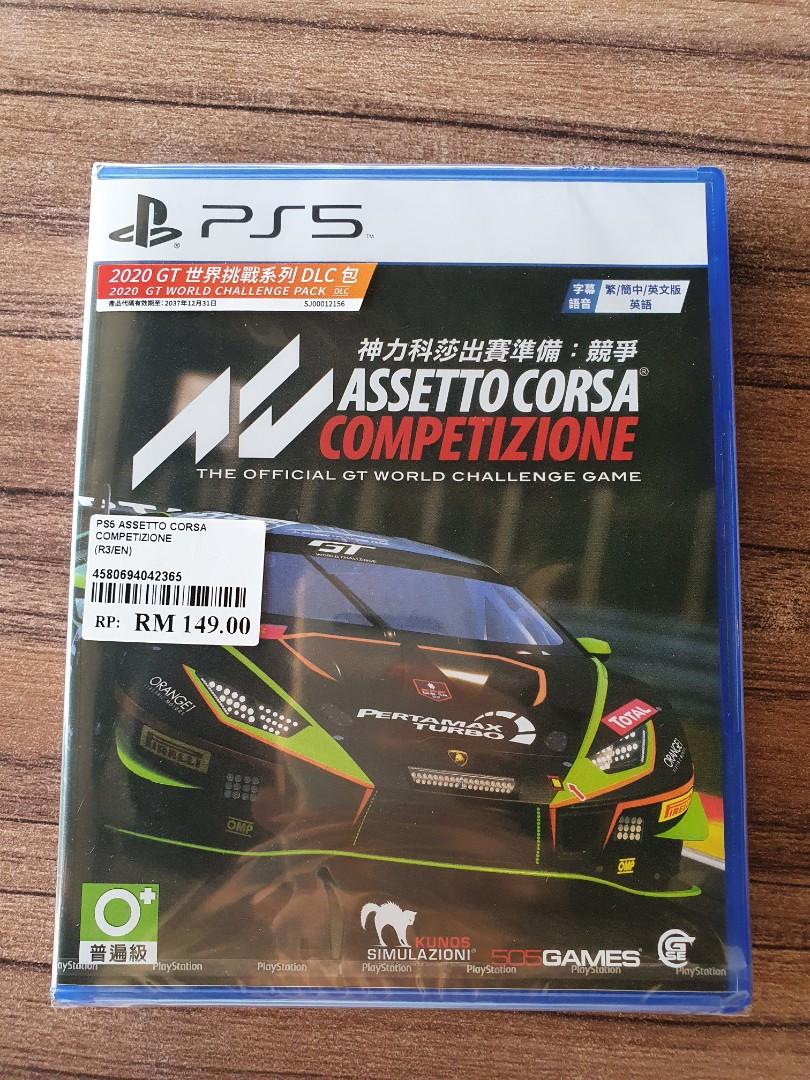 Assetto Corsa Competizione Playstation 4 PS4 EXCELLENT Condition PS5  Compatible