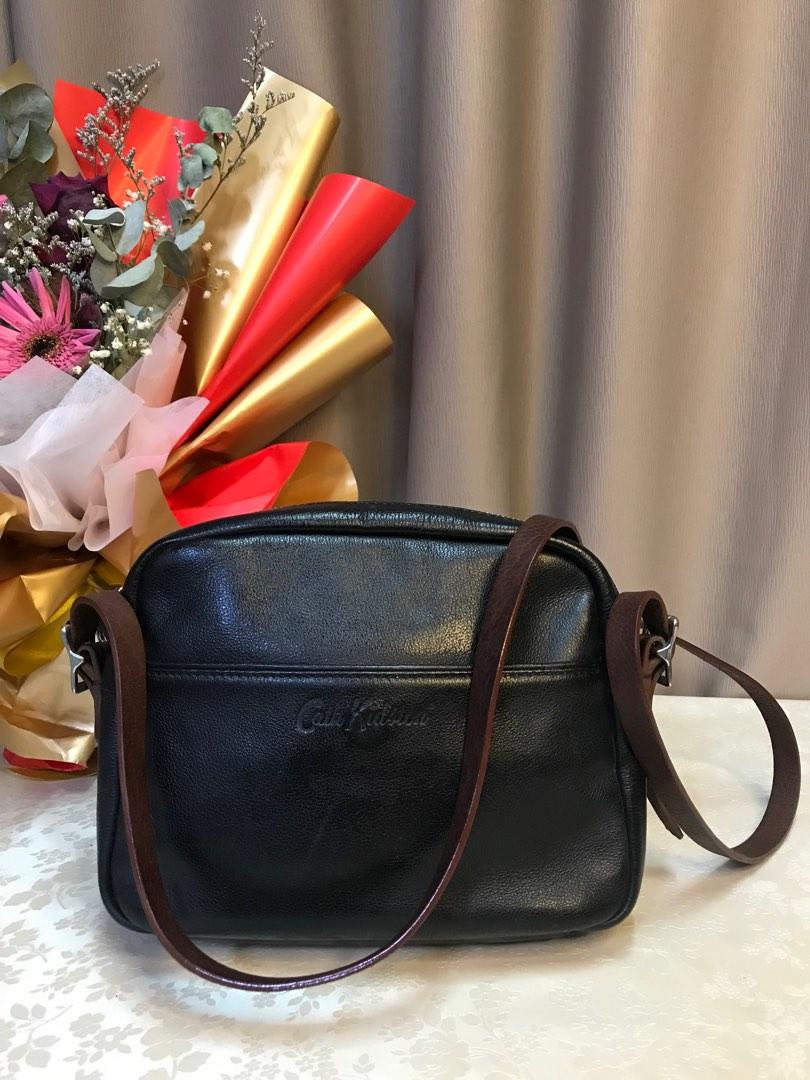Cath kidston black leather bag cheap