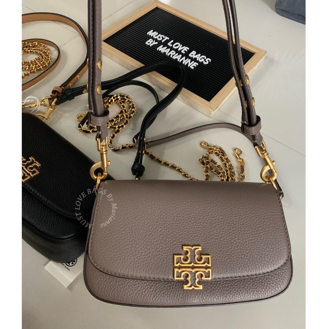 Authentic Tory Burch Britten Convertible Crossbody PORTOBELLO Free Shipping