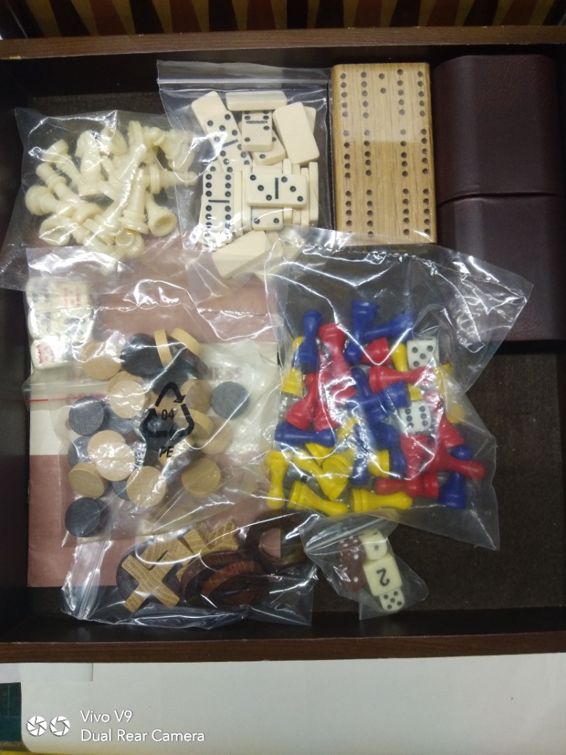 BACKGAMMON BOARD GAME 7 in 1, Hobbies & Toys, Toys & Games on Carousell