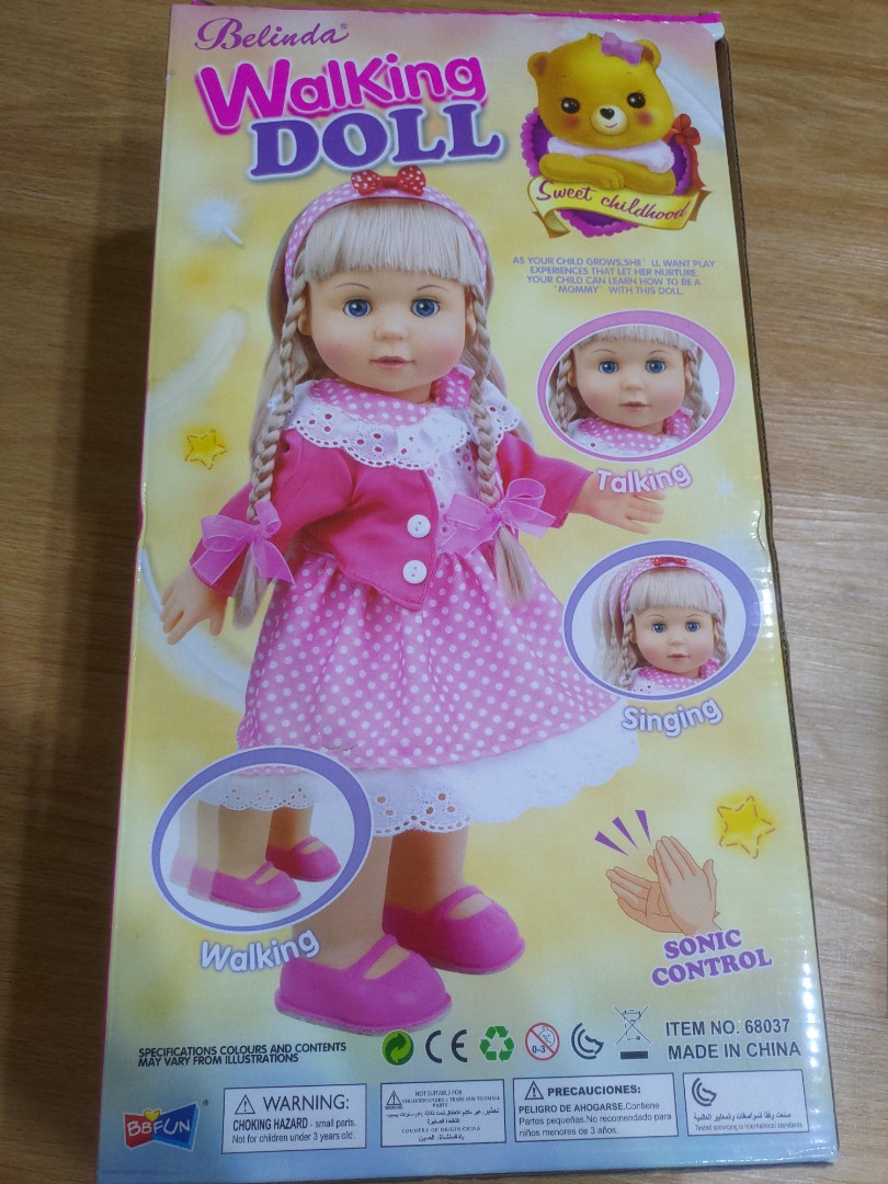 Belinda Walking doll, Babies & Kids, Infant Playtime on Carousell