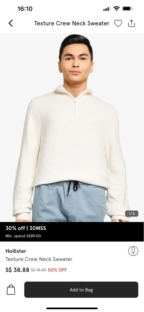 Hollister 10 off outlet 50