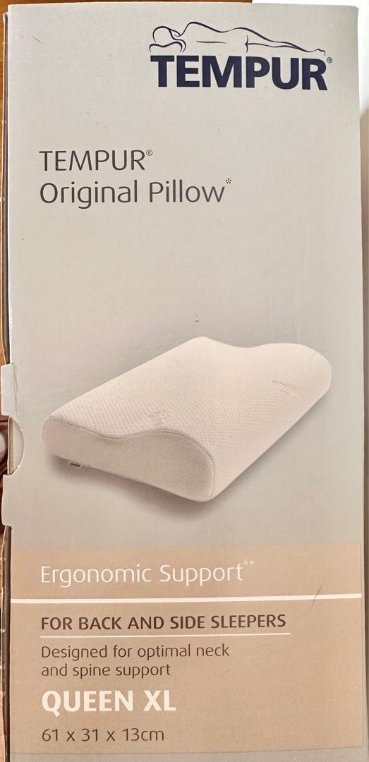 BNIB Tempur Original Pillow, Queen XL, Furniture & Home Living, Bedding