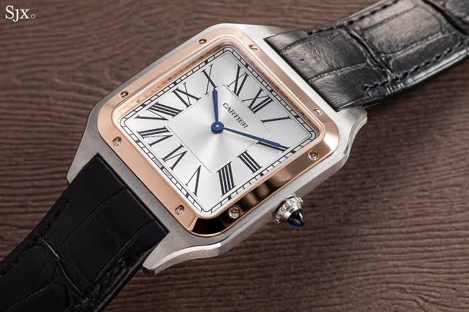 Cartier Santos Dumont XL two tone Men s Fashion Watches Accessories Watches on Carousell