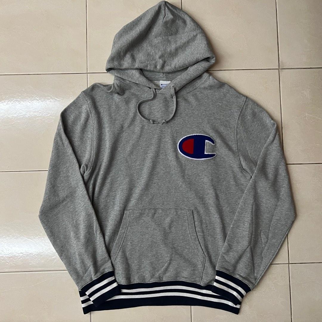 Champion Big C Hoodie Champion Hoodie Champion Big C Champion Sweatshirt Men s Fashion Tops Sets Hoodies on Carousell