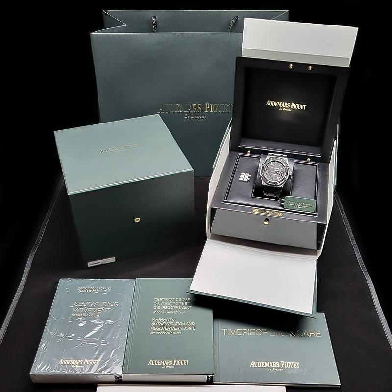 CHEAPEST LIKE NEW AUDEMARS PIGUET ROYAL OAK SS 41MM 15400ST DEC