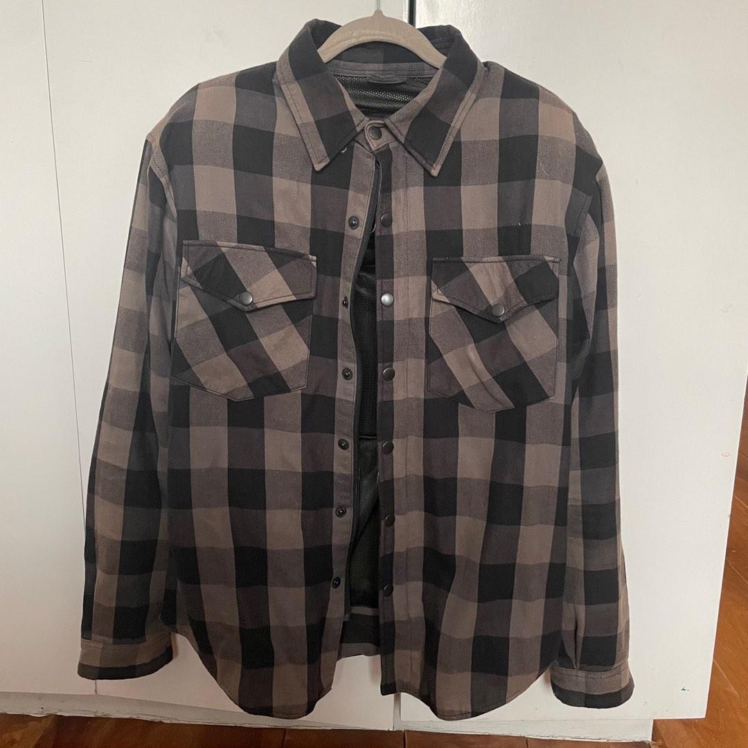 Classic Checkered Motorcycle Jacket Men s Fashion Coats Jackets