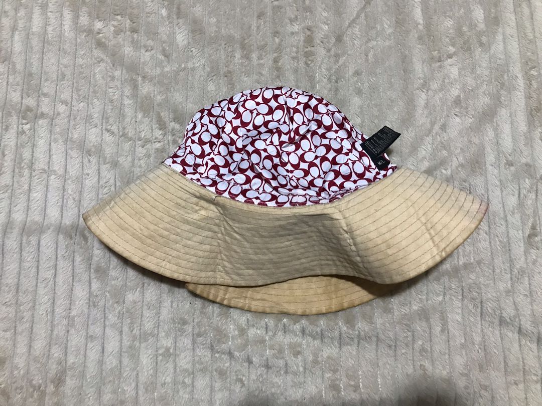 COACH BUCKET HAT LEGIT, Women's Fashion, Watches & Accessories, Hats