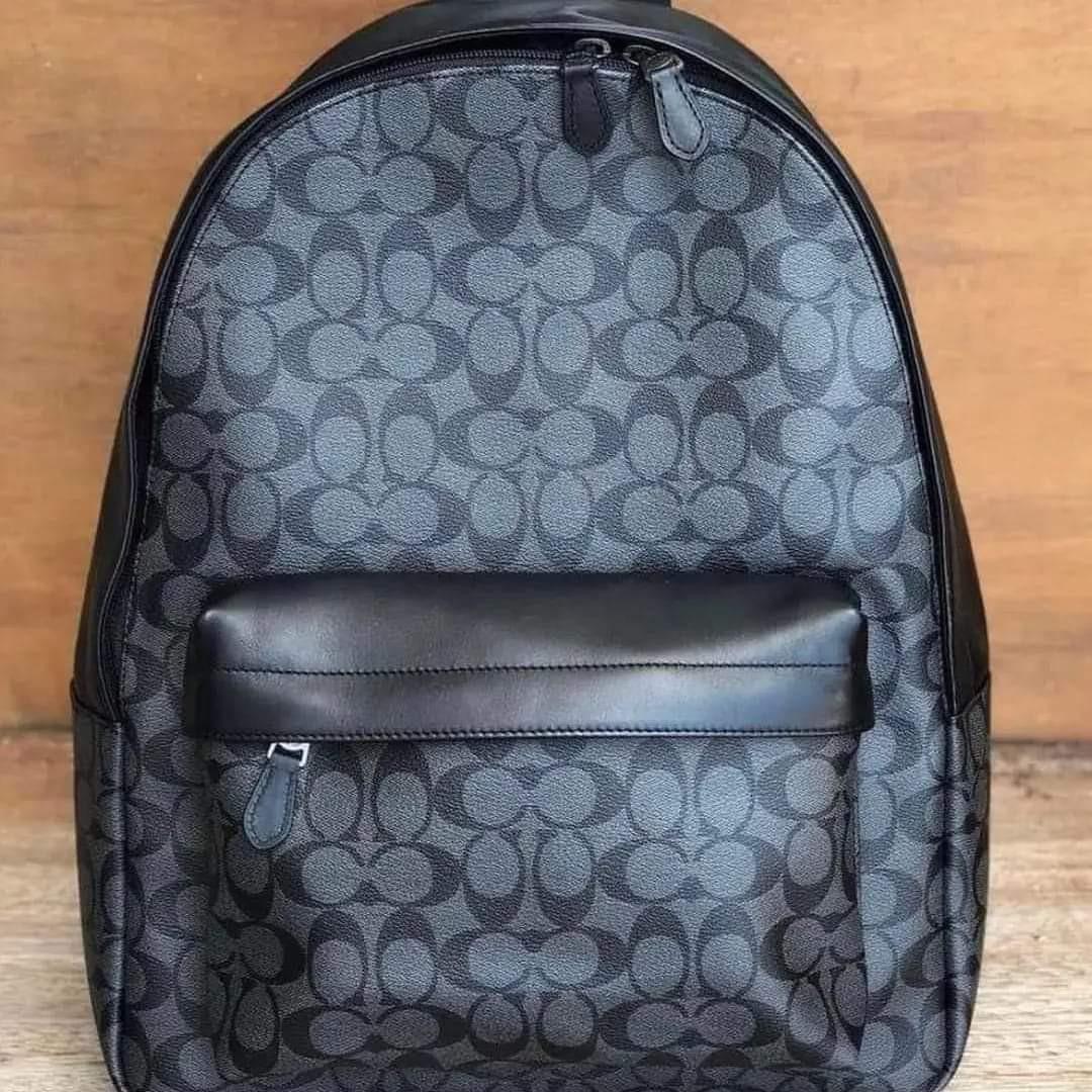 Coach charles signature backpack online