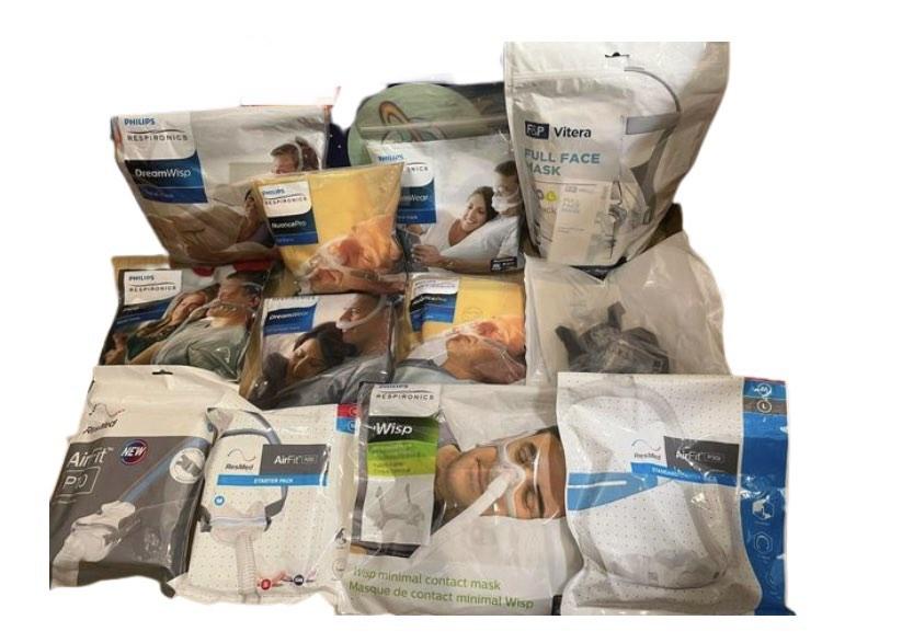 CPAP/BiPAP MASKS FOR OBSTRUCTIVE SLEEP APNEA (Category: Medical Supplies & Tools) located in Mandaluyong City. Submitted by musthaveph___ (Listing ID 1191883147, Image 1). Description: ** ALL ITEMS ARE ORIGINAL, SEALED AND BRAND NEW ** .