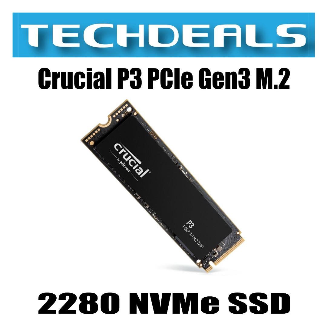 Crucial P3 2TB PCIe M.2 2280 SSD | CT2000P3SSD8 