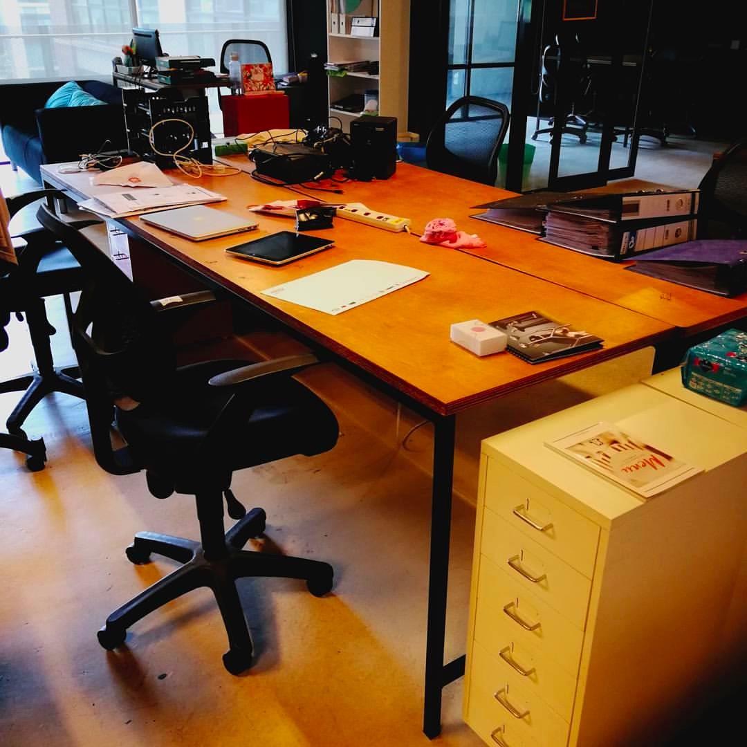 Custom made office table, Furniture & Home Living, Furniture, Tables